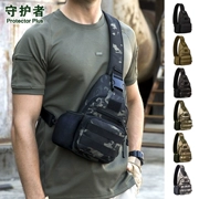 Lực lượng đặc biệt túi ngụy trang ngoài trời cưỡi vai túi quân đội túi ngực quân đội USB sạc ổ cắm túi nam - Túi vai đơn