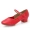 Giày khiêu vũ vuông Giày nữ thoáng khí mùa xuân và mùa thu phong cách mới với giày khiêu vũ Giày đỏ mềm Giày nhảy hiện đại nữ - Khiêu vũ / Thể dục nhịp điệu / Thể dục dụng cụ