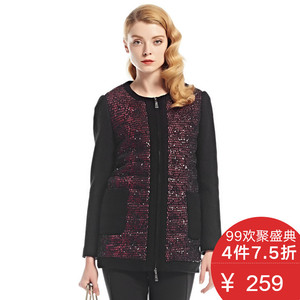JUZUI 玖 姿 集市 店 2017Mua sắm với nữ mùa đông mới rỗng áo len rỗng