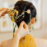 Китайская шпилька для невесты, традиционный свадебный наряд Сюхэ, аксессуар для волос с кисточками, классическое ципао, китайский стиль