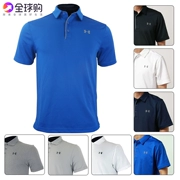 Under Armour UA Áo sơ mi Dema Polo Làm khô nhanh mồ hôi Kem chống nắng thoáng khí Quần áo Golf 1290140 - Áo polo thể thao