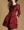 Phụ nữ mới thu đông 2021 váy dài tay rộng màu đỏ phụ nữ thời trang khí chất là váy phồng eo cao và eo cao - Váy eo cao