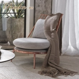 Современная мебель, модная ткань из нержавеющей стали для отдыха, минималистичный диван, простой и элегантный дизайн, в американском стиле