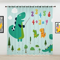 Детская ткань для мальчиков для спальни, мультяшный динозавр, штора, новая коллекция, сделано на заказ
