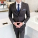 Bộ đồ nam hai nút phù hợp với phiên bản Hàn Quốc tự tu luyện để tăng sức trẻ cho doanh nhân chuyên nghiệp phù hợp với trang phục chính thức mặc đồ đôi chia đôi thủy triều - Suit phù hợp