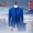 Bộ đồ nam bộ ba bộ đồ Trung Sơn đứng cổ áo phù hợp với thủy triều nam phiên bản Hàn Quốc của chủ nhà chú rể mã lớn - Suit phù hợp