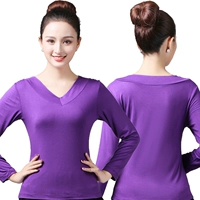 Сиреневый лонгслив