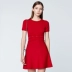 Các sản phẩm mới của phụ nữ Váy ôm ngắn tay đơn giản váy chữ A SN8K257HZY007 - A-Line Váy A-Line Váy