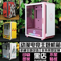 Коробка для компьютерной машины DIY Miku Custom Water Cold Game Game Полный прозрачный розовый аниме аниме DVA Xing