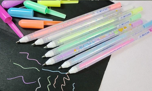Подлинная корейская версия Super Art GP-801 Pearl Pen White Pen ручка ручка Gazelm Pen Grand Card ручка