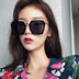 Kính mát nữ Hàn Quốc phiên bản của màu thủy triều retro Harajuku phong cách Hàn Quốc kính mát 2018 new vòng mặt là kính mỏng net đỏ Kính râm