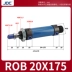 Kích thước lỗ khoan xi lanh thủy lực mini dòng RO ROB/ROA/ROC20 sản xuất xi lanh thủy lực Xy lanh thủy lực