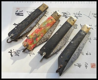 Медная подушка с ножом старый электрический нож Lao Wujin Tools Collection народное окно
