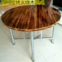 Hộ gia đình gỗ carbonized củi gỗ gấp lớn bàn tròn khách sạn bàn tròn bàn tròn bàn tròn bàn tròn lớn - Bàn bàn ăn gấp gọn