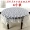 Da dày 80cm khăn trải bàn tròn không thấm nước dùng một lần khăn trải bàn màu trắng dày nhựa bàn vải hoa mẫu đơn khăn trải bàn tròn 4 - Các món ăn dùng một lần