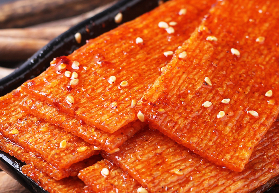 热门网红辣条辣到流汗才过瘾