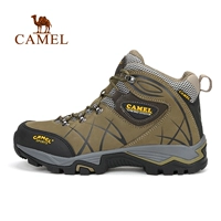 Camel ngoài trời giày đi bộ đường dài Duantong đàn ông đích thực chính thức tuột da-top cao giày trượt tuyết giày bảo hô cao cấp