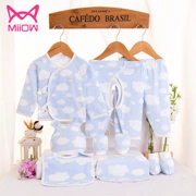 Bộ quần áo cho bé Cat Man Bộ đồ chơi sơ sinh bằng cotton Quà tặng 0-3 tháng