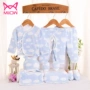 Bộ quần áo cho bé Cat Man Bộ đồ chơi sơ sinh bằng cotton Quà tặng 0-3 tháng đồ bé sơ sinh