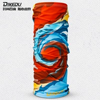 DIKEDU Variety Magic Ice Silk Headscarf Ngoài trời Chạy Cưỡi Câu cá Kem chống nắng Mặt nạ Bib Set - Kerchief / Earflap khăn bịt mặt nam