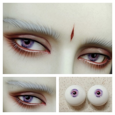 taobao agent 【April】Real -human style BJD resin eye 12 14 16 18 three/four/six/uncle's eyes and long wind