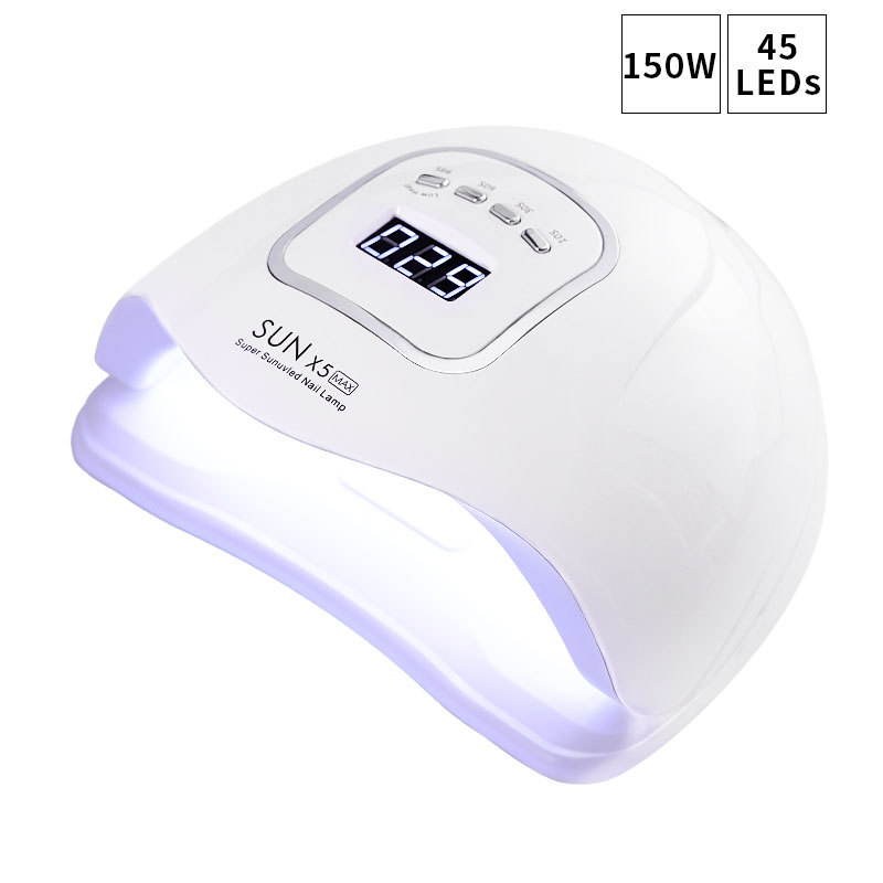150W Manicure Lampsun Nail lamp small-scale Portable No black hand led Phototherapy machine Quick drying household Set up a stall high-power portable battery available