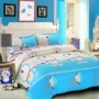 Mùa hè đôi 1.8 2.0 m bốn mảnh đặt leng keng mèo quilt cover cotton 1.5 sheets ba mảnh sinh viên cotton chăn ga gối đệm giá rẻ