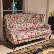 Mỹ màu vải sofa đơn giản căn hộ nhỏ sân vườn thời trang hiện đại gỗ rắn kết hợp sản phẩm mới - Ghế sô pha