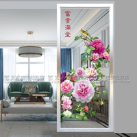 Гуанчжоу фабрика 5D нарисованная художественная стеклянная гостиная перегородка домашняя одежда ресторан матовая световая шкаф шкаф крыльца крыльца