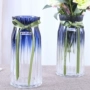 Sáng tạo châu Âu gradient thủy tinh bình thủy canh cây xanh lily lily sao bình hoa phòng khách cắm hoa - Vase / Bồn hoa & Kệ các loại bình cắm hoa