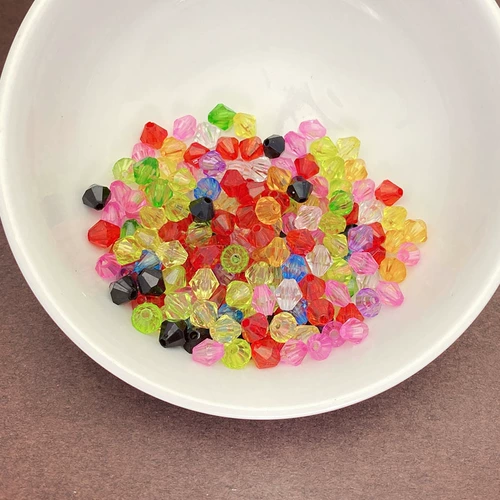 Акриловые пластиковые плетеные бусины, аксессуар ручной работы, 6mm