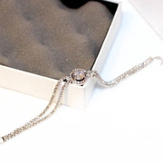 Nhật Bản Hàn Quốc sang trọng hoang dã cá tính vòng đeo tay nữ nhiều lớp mới vàng hồng đầy đủ vòng tay kim cương vòng tay quà tặng - Vòng đeo tay Cuff