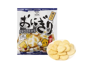 [万寿家 咸味饭团形米饼 55g 日本进口]