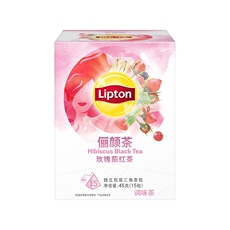 Цветочный нектар 立顿 俪颜茶 玫瑰茄红茶调味茶 45g