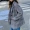 Quần áo Handu 2019 nữ mùa thu mới lỏng ngắn kẻ sọc sang trọng kẻ sọc thường len GQ10569 - Áo khoác ngắn