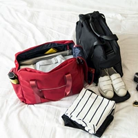 Túi du lịch xách tay ngắn- khoảng cách túi hành lý dung lượng lớn túi xách sứ giả túi du lịch túi du lịch nội trú túi vali cute
