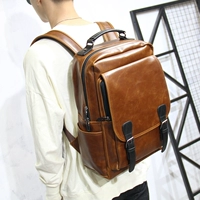 Трендовый рюкзак для отдыха для путешествий, в корейском стиле, из натуральной кожи