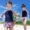 Áo tắm trẻ em Hàn Quốc chia áo tắm kiểu công chúa góc phẳng dễ thương bé gái giữa bé áo dài chống nắng áo tắm - Bộ đồ bơi của Kid đồ bơi cho be trai 10 tuổi
