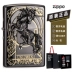 Zippo dầu hỏa nhẹ hơn bản gốc đàn ông đích thực cấp độ bộ sưu tập băng đen kỳ lân chính hãng phiên bản giới hạn - Bật lửa bật lửa clipper Bật lửa