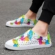 Bản Địa Croc Giày Nữ Slip-On Dép 2023 Mùa Hè Mới Giày Đi Mưa Áo Khoác Ngoài Giày Đi Biển Chống Trơn Trượt dép Đi Trong Nhà dép cối đi biển giày lưới đi biển