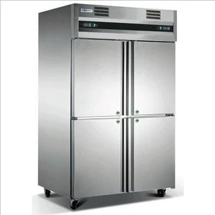 Star Commercial Четырехвурные холодные холодильники Двойной теплый замороженный холодный скрытый шкаф холодильник холодильник с двойной температурой