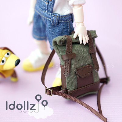 taobao agent OB11 Bags Retro Canvas Backpack Bowl Sweaters GSC Molly 8 points bjd back