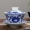 Lớn sứ màu xanh và trắng bao gồm bát gốm 250 ml bát sứ ba bát Jing Jing tea Jingdezhen Jingdezhen Kungfu bộ trà lớn