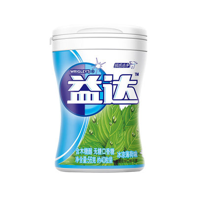 Yida Potalol No Glycogen Gum (холодный мятный вкус) 56 г/бутылка