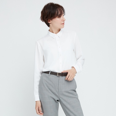 Uniqlo женская модная рубашка (Long -sleeved) 433604uniqlo