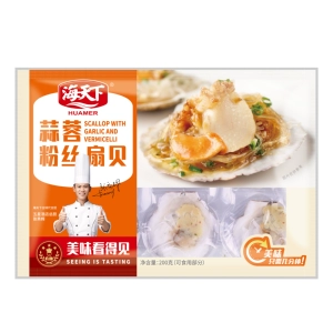 Морские гребешки Hai Tianxia с вермишелью (6 шт.) 200г/пакет