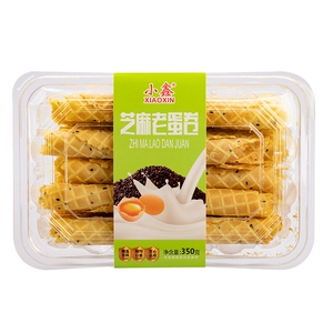 Яичные рулетики Xiaoxin с кунжутом 350г/коробка