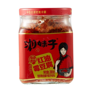 Тофу Xiangmeizi в красной масляной форме 280г/бутылка