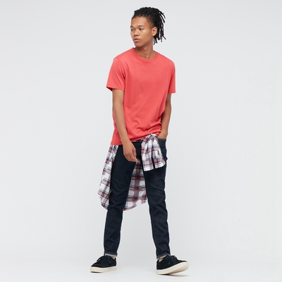 Университетская быстрая круглая шея T -Shirt (короткие рукава) 433025 Uniqlo