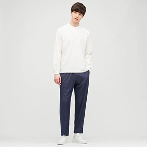 Мужские трикотажные эластичные укороченные брюки 429969 UNIQLO